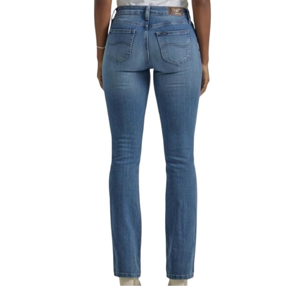 Lee Women's Legendary Mid Rise Bootcut Jean Heritage Fade Wash Size 14 NEW NWT - Picture 2 of 13